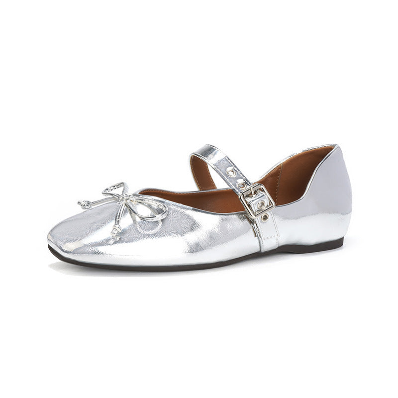 Mary Jane Women's Shoes Flat Pumps Small Leather Shoes