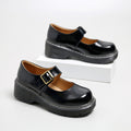 Cute Big Head Jk Small Leather Shoes